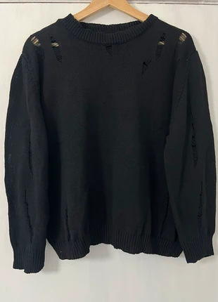 Jersey negro con detalles en los hombros, condizioni: Ottime, taglia: 4XL / IT 52 / EU 48, €15.00, €16.45 include la Protezione acquisti