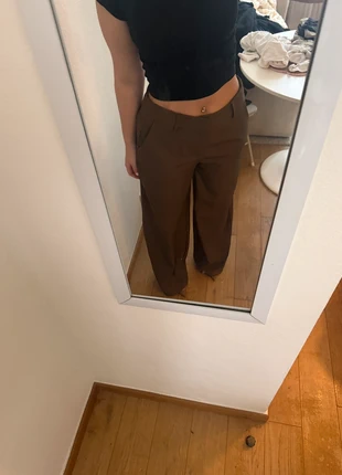 Pantalon costume brun, marca: Boutique indépendante, estado: Novo sem etiquetas, tamanho: L / 40 / 12, €12.00, €13.30 inclui Proteção do Comprador