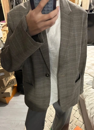 Blazer Oversize H&M rayures/carreaux, brand: H&M, condizioni: Nuovo senza cartellino, taglia: S / IT 40 / EU 36, €12.00, €13.30 include la Protezione acquisti