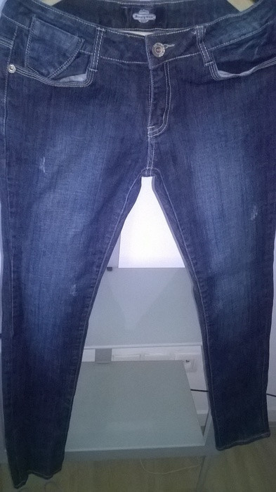 pantalon jean bleu 1