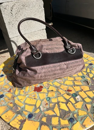 Sac à main Baguette Bag Armani Femme Marron monogramme style Y2K Vintage, marca: Armani, estado: Muito bom, €24.99, €26.94 inclui Proteção do Comprador