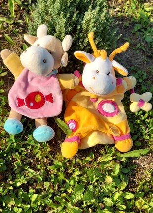 lot de 2 doudous vache, marke: Baby Nat, zustand: Sehr gut, größe: Einheitsgröße, 2,00 €, 2,80 € inklusive Vinted-Käuferschutz