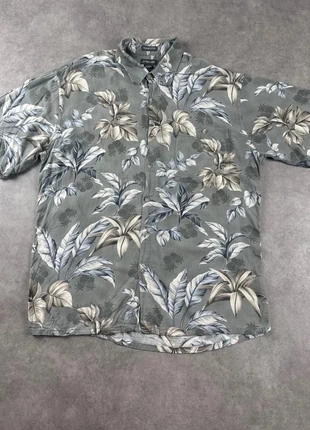 Chemise Hawaïenne verte claire à fleurs taille L homme St John's Bay viscose - CHE0158, marque: Vintage Dressing, état: Très bon état, taille: L, 8,00 €, 9,10 € Protection acheteurs (Pro) incluse