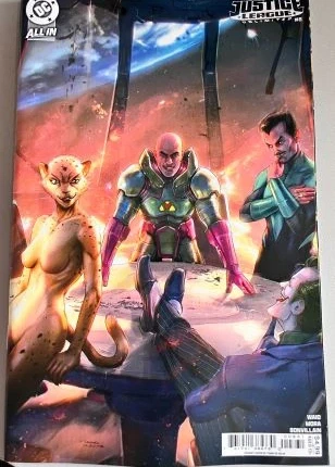 DC Comics: Justice League Unlimited #8 cover C Tiago da Silva Card Stock Variant, staat: Nieuw met prijskaartje, € 5,99, € 6,99 inclusief Kopersbescherming Pro