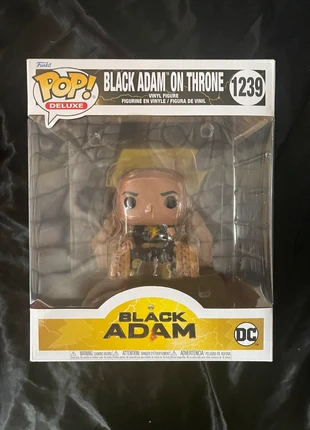 Pop! Deluxe Black Adam on Throne Funko Pop 1239, brand: DC Comics, condition: Very good, size: One size, £20.00, £21.90 includes Buyer Protection
