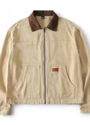Veste Beige Homme Vintage Streatwear Gothique Casual Y2k - Taille M, marque: Vintage, état: Très bon état, taille: M, 74,99 €, 79,44 € Protection acheteurs incluse