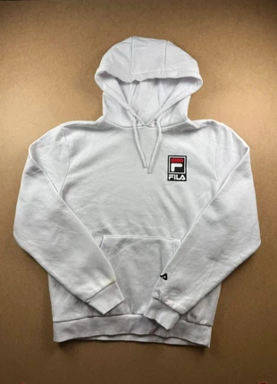 Sweat à capuche Blanc Fila / Taille M / Y2K, marke: FILA, zustand: Zufriedenstellend, größe: M / 38 / 10, 5,99 €, 6,99 € beinhaltet Vinted-Käuferschutz Pro