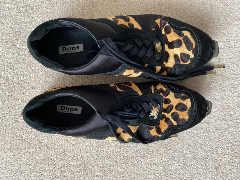 Leopard print hot sale trainers dune