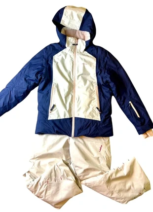 Wedze 500 enfant ensemble ski blanc/bleu veste 6 ans (114–121) + pantalon réglable 6–8 ans, marca: Wed'ze, estado: Muito bom, tamanho: 6 anos / 116 cm, €29.00, €31.15 inclui Proteção do Comprador
