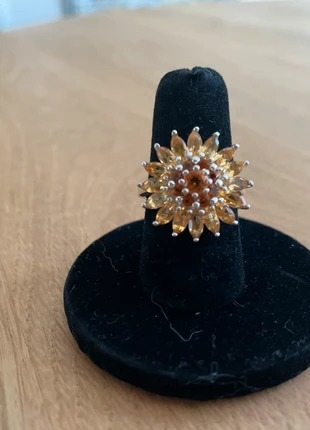 Zilveren ring 925  Citrien, brand: Merk, condizioni: Ottime, taglia: 18,5 mm Ø / 19,5, €25.00, €26.95 include la Protezione acquisti