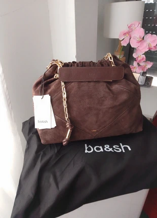 Sac june en daim chocolat BA&SH neuf, marque: Ba&sh, état: Neuf avec étiquette, 320,00 €, 336,70 € Protection acheteurs incluse