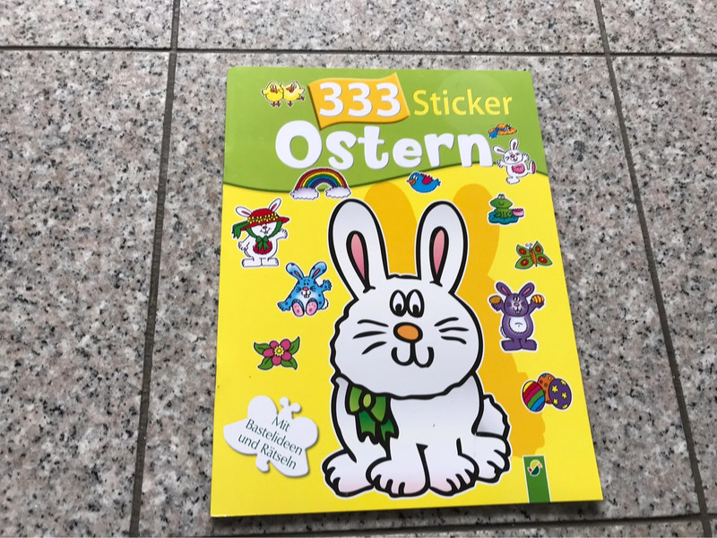 Stickerbuch Basteln 333 Sticker Ostern unbenutzt 1