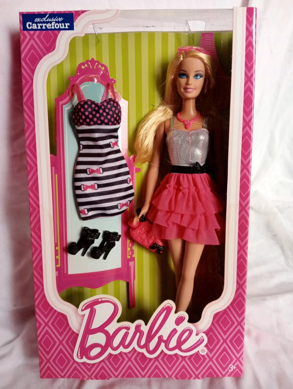 Mediana cobertura protesta Muñeca Barbie original de Mattel edición Carrefour - Vinted