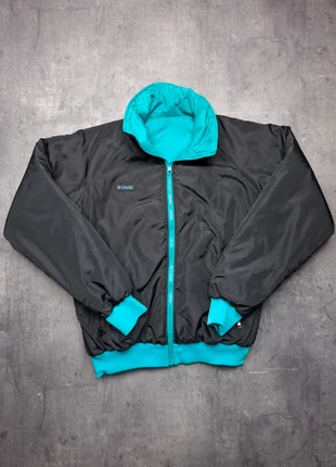 Manteau Veste imperméable vintage réversible Columbia sans capuche vert bleu noir - Taille M homme, marca: Columbia, estado: Muy bueno, tamaño: M, 30,00 €, 32,20 € Protección al comprador incluida