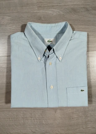 Chemise Lacoste blanche/bleue L, marque: Lacoste, état: Bon état, taille: XXL, 11,00 €, 12,25 € Protection acheteurs incluse