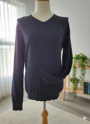 🖤Pull Tommy Hilfiger bleu marine XL – Style épuré & maille légère, marque: Tommy Hilfiger, état: Très bon état, taille: XL / 42 / 14, 18,00 €, 19,60 € Protection acheteurs incluse