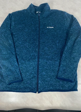 Columbia – Polaire zippée bleue chinée logo brodé – Taille XXL homme Code 083N, marque: Columbia, état: Bon état, taille: XXL, 20,00 €, 21,70 € Protection acheteurs (Pro) incluse
