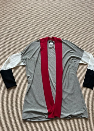 long and light beige / red / black / white cardigan size M, marca: PianuraStudio, estado: Muy bueno, tamaño: M / 38 / 10, 7,00 €, 8,05 € Protección al comprador incluida