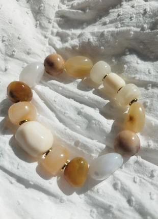 Bracelet Baldr ivoire, marque: POM.bijoux, état: Très bon état, 25,00 €, 26,95 € Protection acheteurs (Pro) incluse