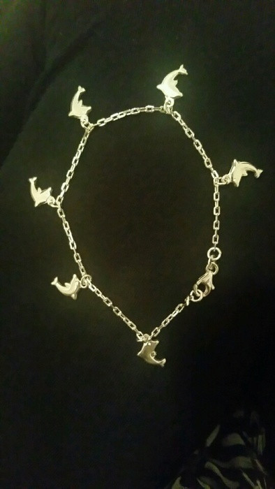 Bracelet dauphins argent 3