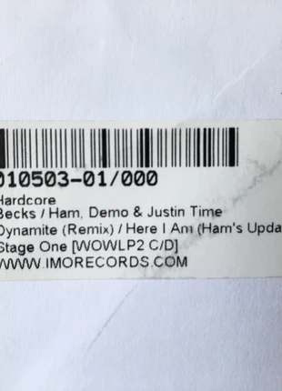 Becks / DJ Ham, DJ Demo & Justin Time – Dynamite / Here I Am (Remixes) (12″, RP, W/Lbl, Sti) CT39956, condition: Very good, £37.95, £40.55 includes Buyer Protection