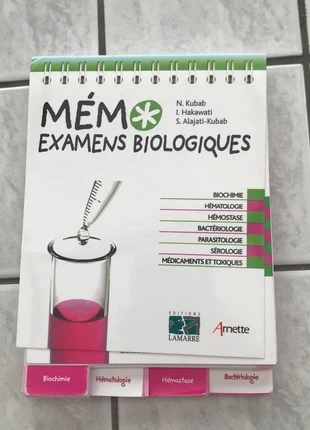 Mémo examens biologiques, condition: Very good, €7.00, €8.05 includes Buyer Protection