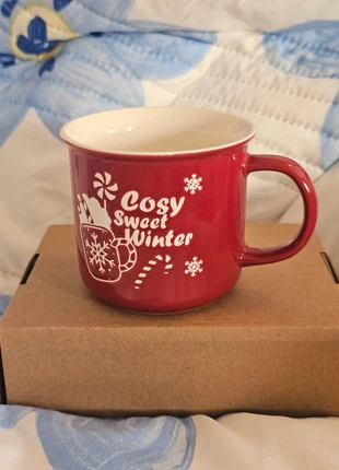 Taza de cerámica cosy sweet winter, merk: sin marca, staat: Nieuw met prijskaartje, € 7,00, € 8,05 inclusief Kopersbescherming