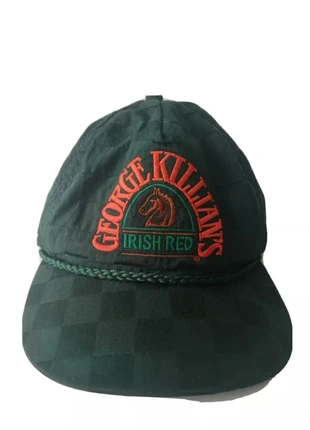 VTG George Killian's Irish Red Beer Green Nylon Strapback Made In USA Hat Cap, brand: Imperial, condition: Good, size: One size, €25.00, €26.95 includes Buyer Protection