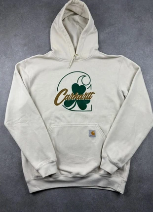Sweat à capuche Carhartt hoodie taille S/M blanc crème carhartt WIP, marke: Carhartt, zustand: Gut, größe: M, 30,00 €, 32,20 € inklusive Vinted-Käuferschutz
