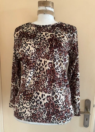 🌸haut léopard strech effet peau pêche 38/40 🌸, état: Très bon état, taille: L / 40 / 12, 4,00 €, 4,90 € Protection acheteurs incluse