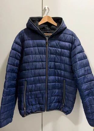 Giubbotto piumino BRUGI taglia 52 blu cappuccio, brand: Brugi, condizioni: Ottime, taglia: XL, €25.00, €26.95 include la Protezione acquisti