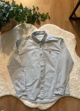 Chemise Ami Paris – Bleu Ciel (Homme, Taille M), marque: Ami Paris, état: Neuf sans étiquette, taille: M, 64,90 €, 68,85 € Protection acheteurs incluse