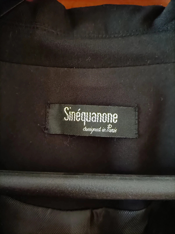 Veste costard noire Sinéquanone t40 3