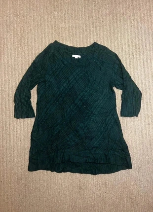 Pull manche 3/4 en laine vert pour femmes - taille L, brand: New York & Company, condition: Very good, size: L / 40 / 12, €13.50, €14.88 includes Buyer Protection
