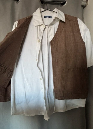 Chemise + veste, merk: Okaïdi, staat: Heel goed, maat: XS, € 18,00, € 19,60 inclusief Kopersbescherming
