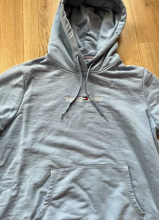 Tommy Hilfiger blauwe trui - maat M - logo op borst, merk: Outfit, staat: Heel goed, maat: M / 38 / 10, € 30,00, € 32,20 inclusief Kopersbescherming