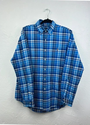 Chemise Ralph Lauren homme M à carreaux bleu et blanc – manches longues – très bon état, marque: Ralph Lauren, état: Très bon état, taille: M, 29,00 €, 31,15 € Protection acheteurs incluse