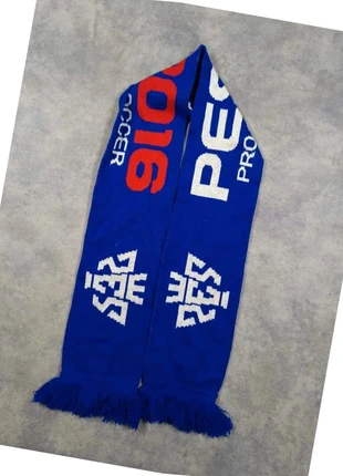 Écharpe bleue PES 2016 Pro Evolution Soccer – jeu vidéo football Konami édition promotionnelle, marke: Vintage Dressing, zustand: Sehr gut, 9,90 €, 11,10 € inklusive Vinted-Käuferschutz