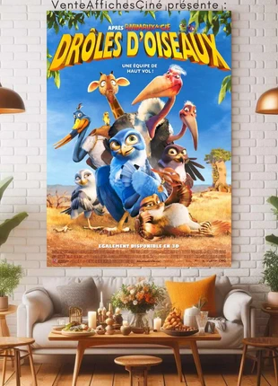 Affiche Drôles d'oiseaux, état: Très bon état, 10,00 €, 11,20 € Protection acheteurs (Pro) incluse