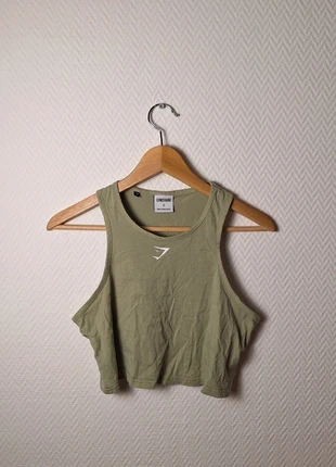 Croc top manches courtes gymshark taille S couleur vert, brand: Gymshark, condition: Very good, size: S / 36 / 8, €13.00, €14.35 includes Buyer Protection Pro