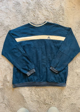 Polaire / fleece Adidas vintage bleue blanche logo brodé - 2XL, marque: adidas, état: Très bon état, taille: XXL, 14,90 €, 16,35 € Protection acheteurs incluse