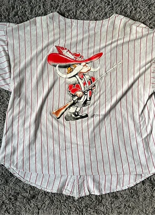 UNLV Rebels White Pin Striped Vintage 90s Baseball Jersey - XL, brand: RAVENS, condizioni: Discrete, taglia: XL, €10.00, €11.20 include la Protezione acquisti