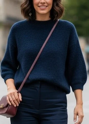 💙 Pull doux manches courtes – fabrication italienne 💙, marque: AROMA, état: Très bon état, taille: Taille unique, 33,00 €, 35,35 € Protection acheteurs (Pro) incluse