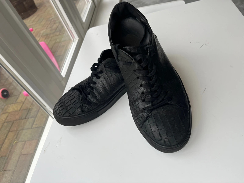 Axel arigato crocodile skin black trainers Vinted