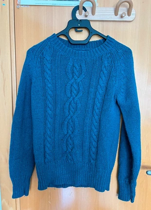 blue cable knit sweater, marca: Vintage Dressing, estado: Muy bueno, tamaño: M / 38 / 10, 4,00 €, 4,20 € Protección al comprador incluida