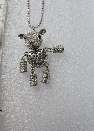 Jointed teddy necklace, brand: NO LABEL, condition: Good, £4.00, £4.90 includes Buyer Protection