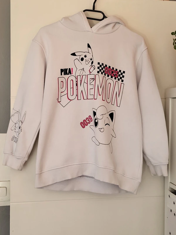 Sweat Pokémon Pikachu Jigglypuff Évoli - Taille 12 ans