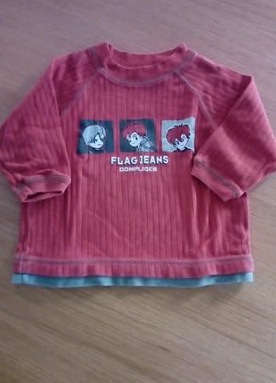 T-shirt manche longue, marca: Complices, estado: Satisfactorio, tamaño: 24-36 meses / 92 cm, 1,00 €, 1,75 € Protección al comprador incluida