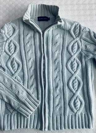 Pull / gilet bleu ciel zippé devant Blanc Bleu, marca: Blanc Bleu, estado: Muy bueno, tamaño: S / 36 / 8, 45,00 €, 47,95 € Protección al comprador incluida