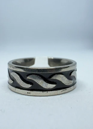 Bague acier inoxydable flamme noire – Style grunge / Y2K / street 🔥, état: Neuf sans étiquette, taille: 19,8 mm, 3,30 €, 4,17 € Protection acheteurs (Pro) incluse